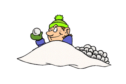 Man Throws Snowball Splat Man Throws Snowball Splat