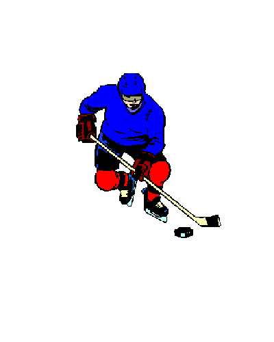 free animated hockey clipart - photo #47