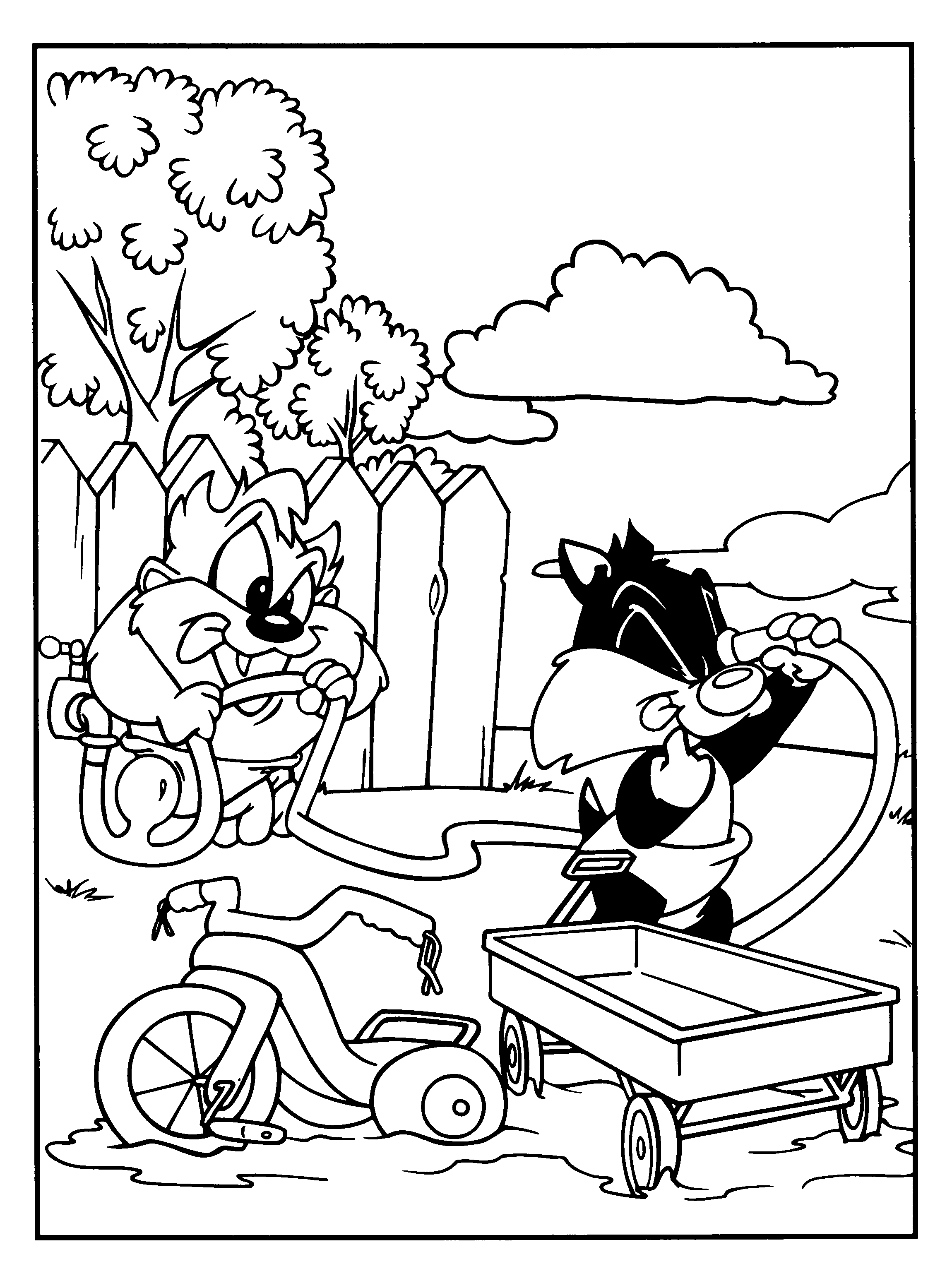 Download Coloring Pages Looney Tunes: Animated Images, Gifs, Pictures & Animations - 100% FREE!