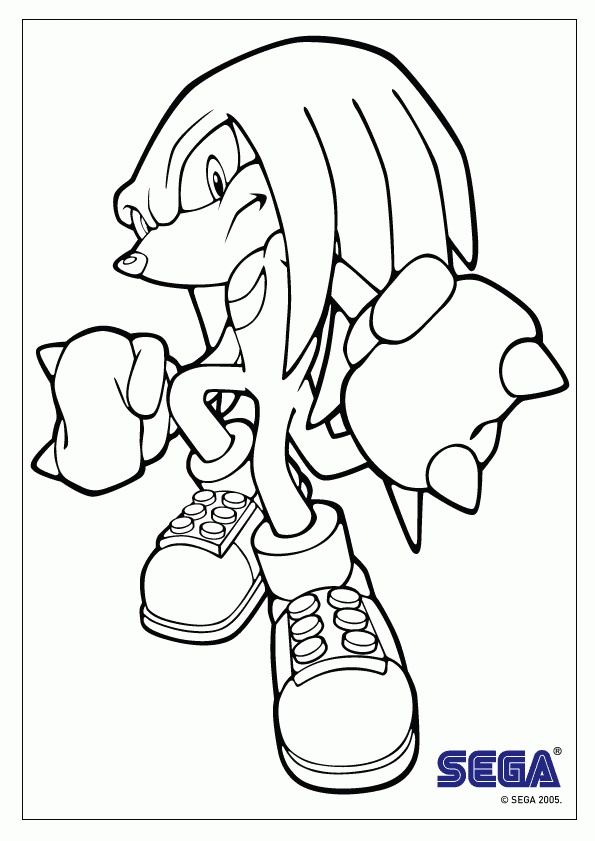 ▷ Desenhos de Sonic para colorir