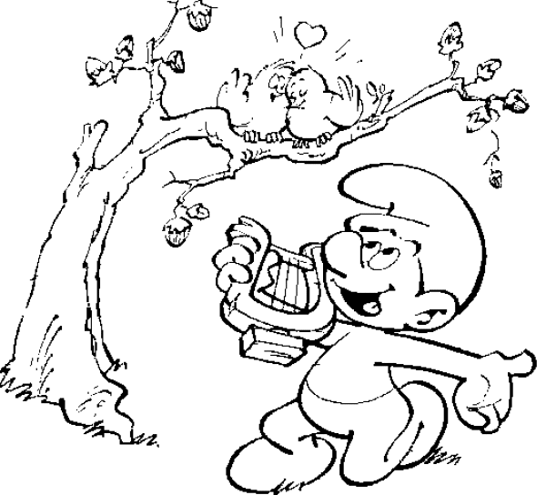 Coloring Pages The Smurfs Animated Images Gifs Pictures