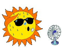 Image result for hot sun gif