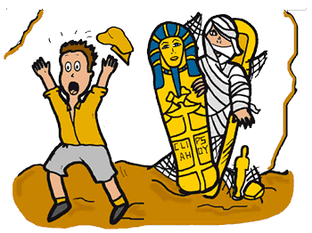 Photo of archaeologist